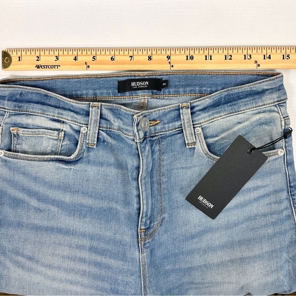 Hudson Nico Super Skinny Light Wash Jeans Size 30 - Picture 5 of 8